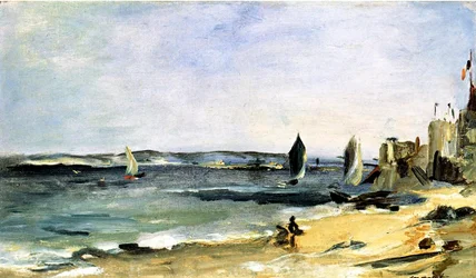 Le bord de mer, Arcachon, 1871